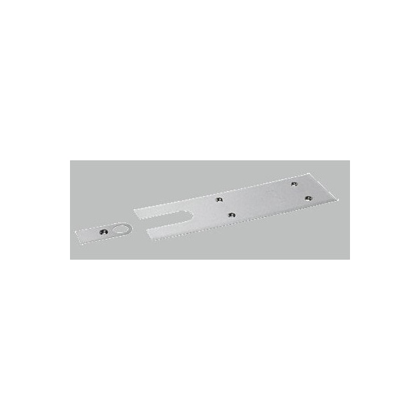 Polished Stainless Finish Cover Plates for 900 Series Floor Mounted Closer